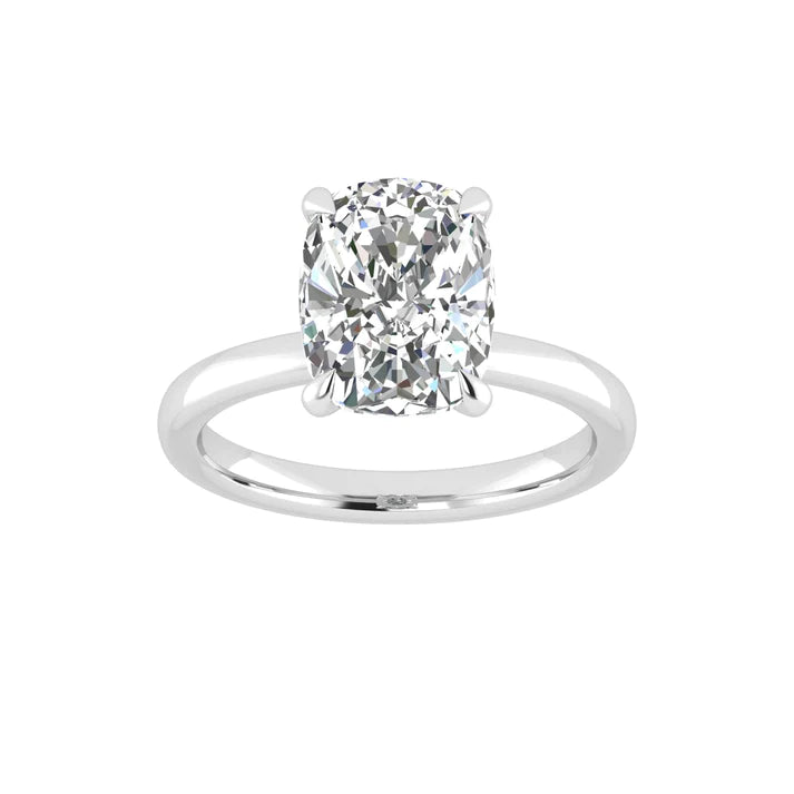 Cushion Cut Solitaire Ring