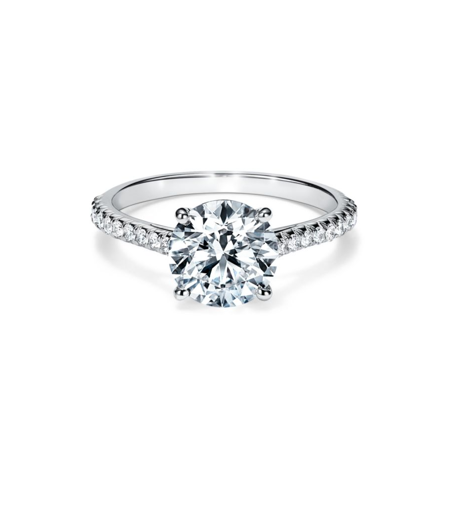 Vara Brilliant Round Engagement Ring