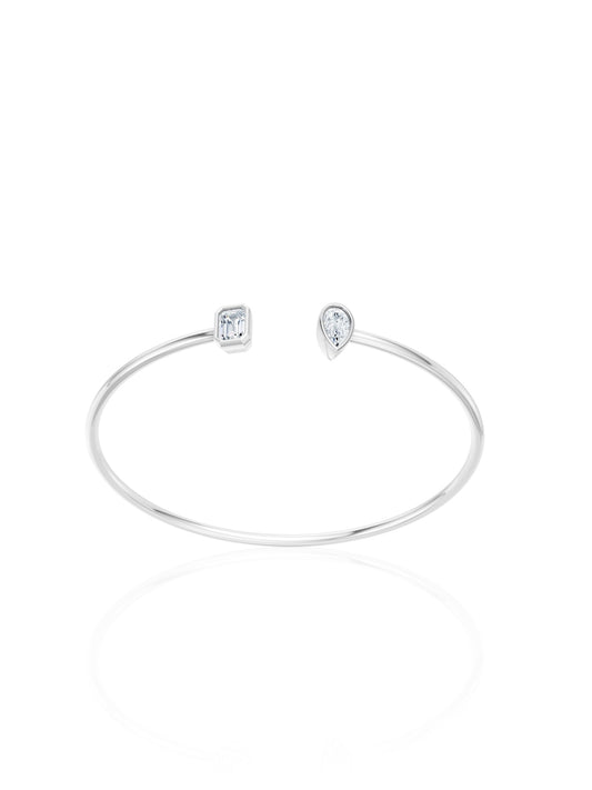 Toi Et Moi Emerald & Pear Bangle
