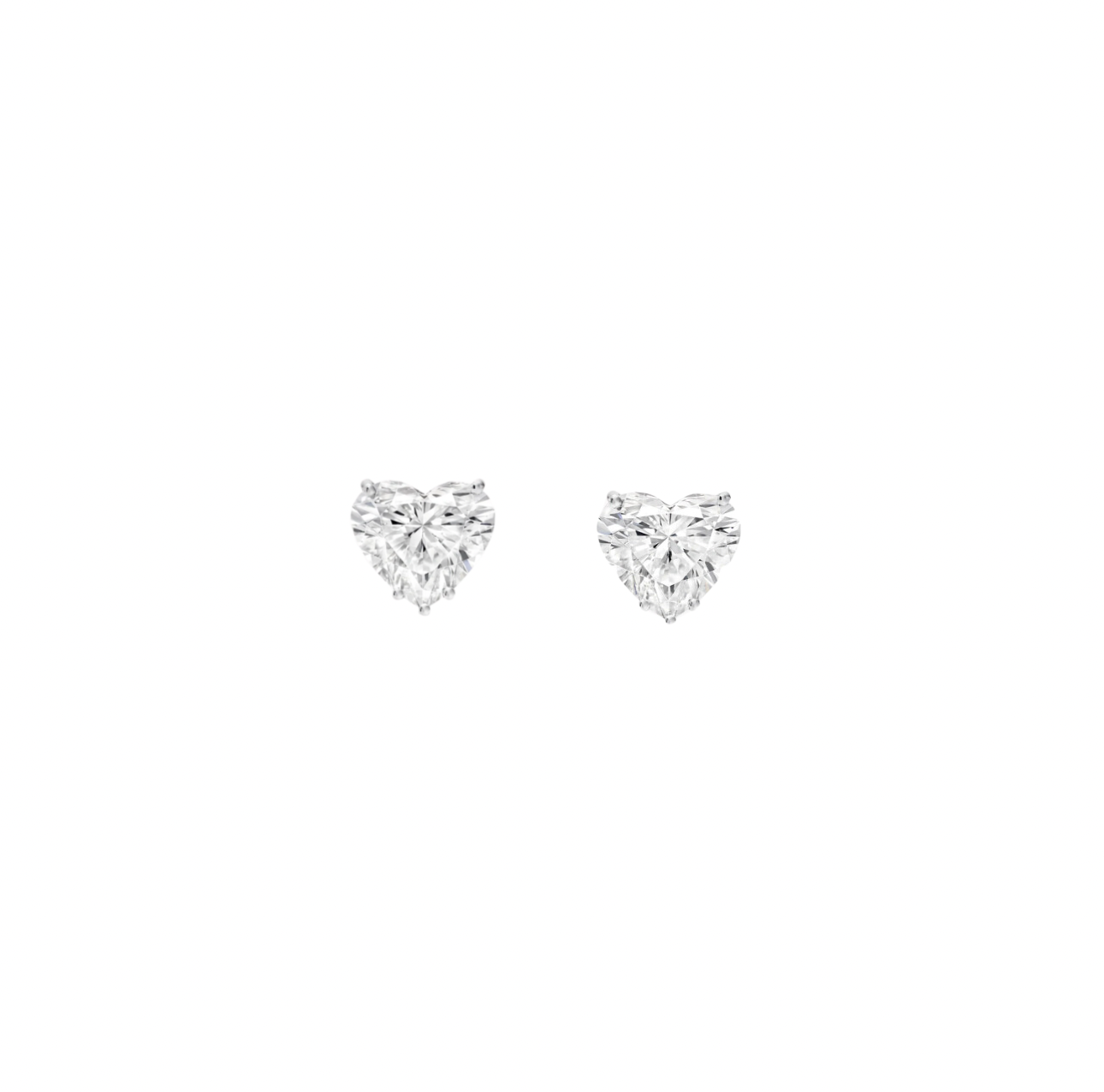 Diamond Heart Studs (1 CTW)