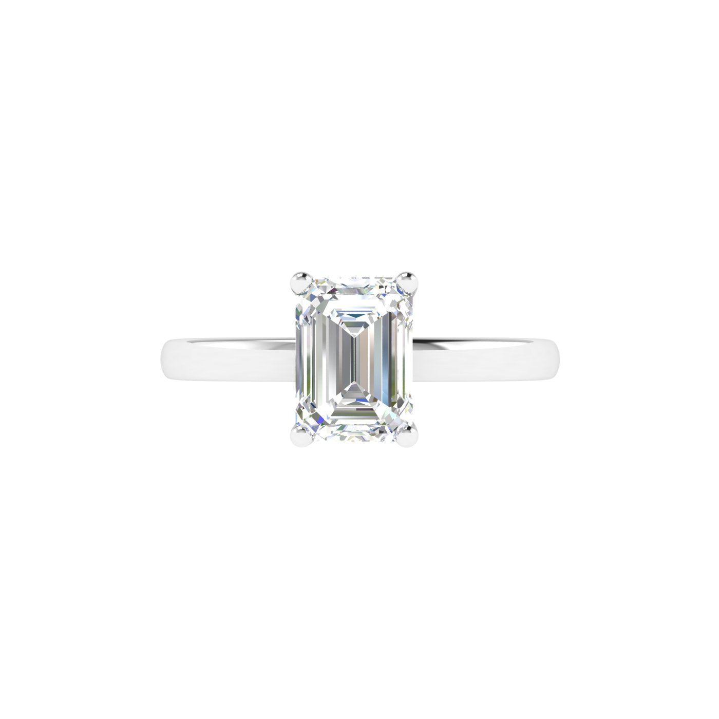 Emerald Solitaire Ring