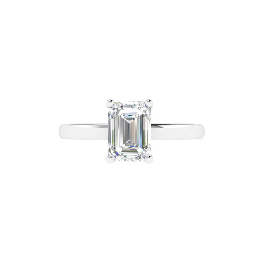 Emerald Solitaire Ring